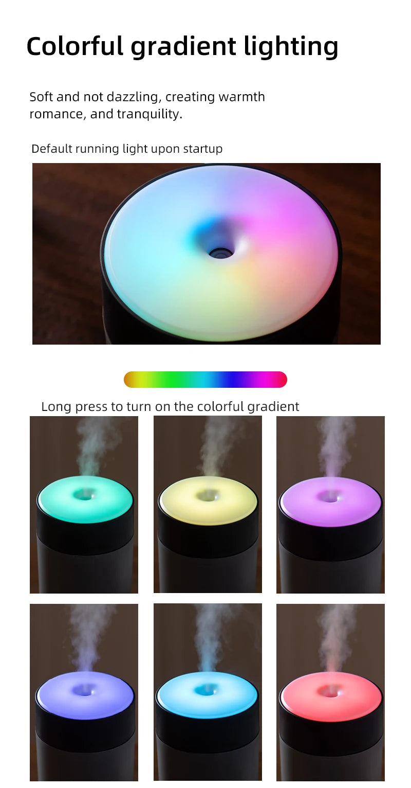 Simple Air Style Aroma Diffuser Car Office Humidifier Intelligent Purifier Crown Crest
