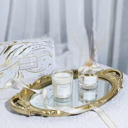Chance Luxury Scented Candle and Reed Diffuser Gift Set Crown Crest