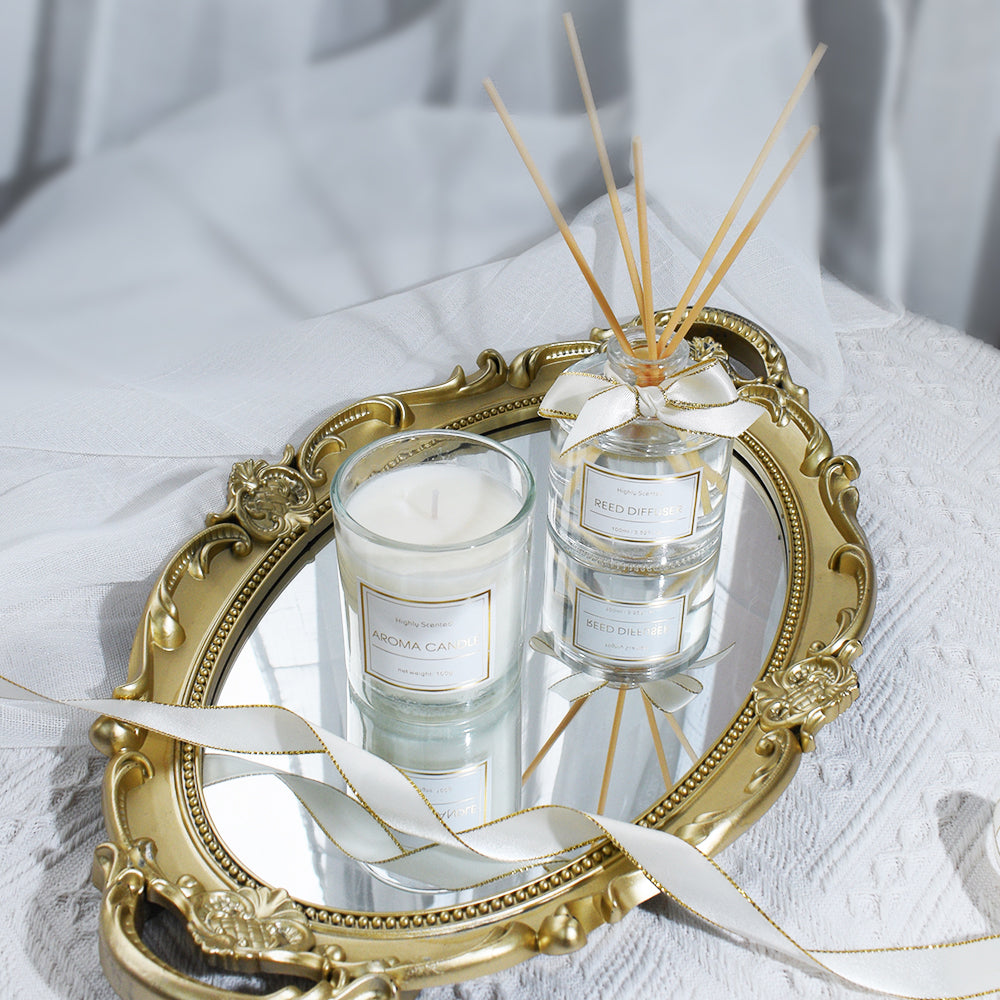 Chance Luxury Scented Candle and Reed Diffuser Gift Set Crown Crest