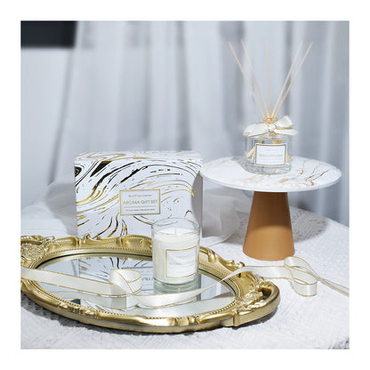 Chance Luxury Scented Candle and Reed Diffuser Gift Set Crown Crest