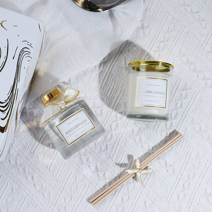 Chance Luxury Scented Candle and Reed Diffuser Gift Set Crown Crest
