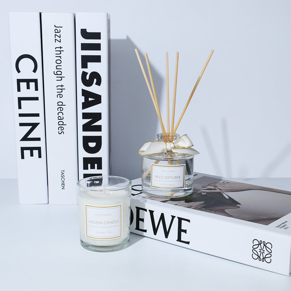 Chance Luxury Scented Candle and Reed Diffuser Gift Set Crown Crest