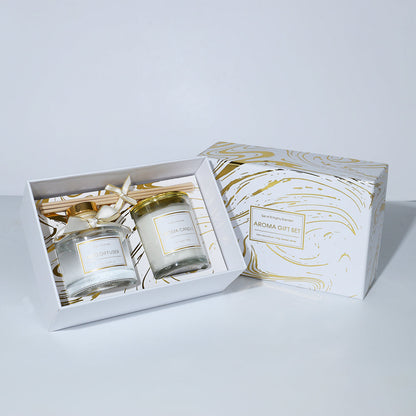 Chance Luxury Scented Candle and Reed Diffuser Gift Set Crown Crest