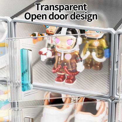 Stackable Transparent Shoe Storage Box  (Price per Shoe Box) Crown Crest